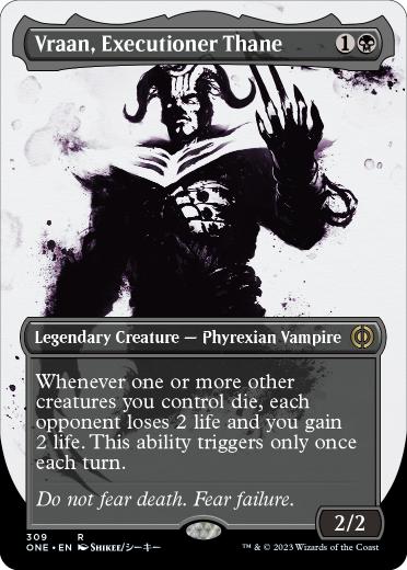 【ENG】【Foil】■ボーダーレス■《処刑者の族長、ヴラーン/Vraan, Executioner Thane》[ONE]
