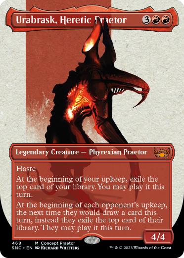【ENG】■ボーダーレス■《異端の法務官、ウラブラスク/Urabrask, Heretic Praetor》[Concept Praetor]