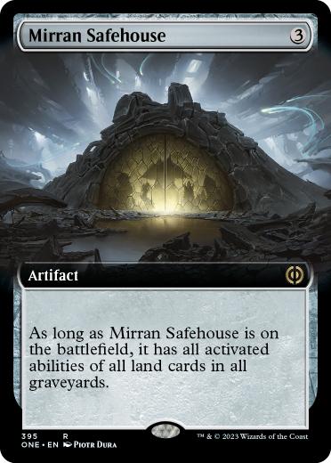 【ENG】【Foil】■拡張アート■《ミラディン人の隠れ家/Mirran Safehouse》[ONE]