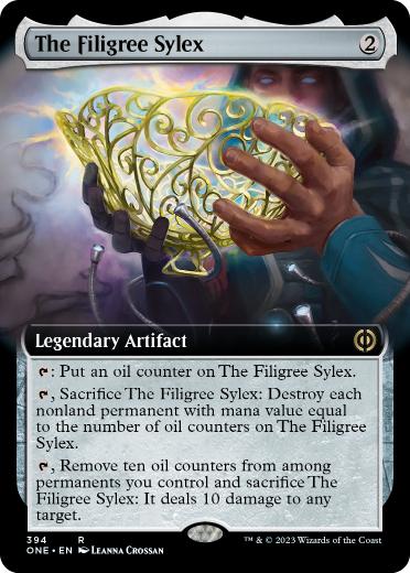 【ENG】【Foil】■拡張アート■《金線の酒杯/The Filigree Sylex》[ONE]