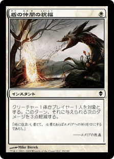 【JPN】【Foil】《盾の仲間の祝福/Shieldmate's Blessing》[ZEN]