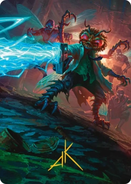 【ENG】(051)【箔押し】【アート・カード】ハエある悪の科学者、バクスター [TMT]