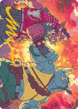 【JPN】(029)【箔押し】【アート・カード】ビーバップとロックステディ [TMT]