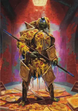 【JPN】(050)【アート・カード】統率者の板金鎧 [TMT]