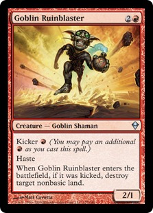 【ENG】《ゴブリンの廃墟飛ばし/Goblin Ruinblaster》[ZEN]