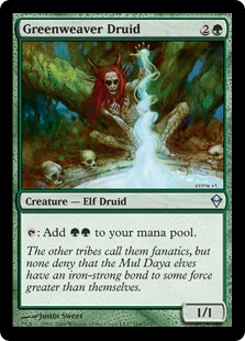 【ENG】《緑織りのドルイド/Greenweaver Druid》[ZEN]