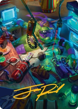 【JPN】(040)【箔押し】【アート・カード】チームの頭脳、ドナテロ [TMT]