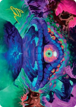 【ENG】(045)【箔押し】【アート・カード】お化けキノコ [TMT]