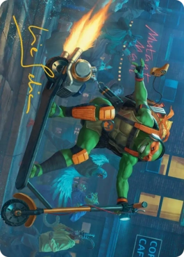 【ENG】(049)【箔押し】【アート・カード】生中継、ミケランジェロ [TMT]