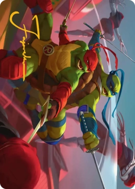 【JPN】(016)【箔押し】【アート・カード】兄弟でありライバル、ラフとレオ [TMT]