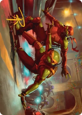 【ENG】(017)【箔押し】【アート・カード】トラブルメーカー、ラフとマイキー [TMT]