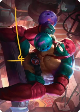 【JPN】(009)【箔押し】【アート・カード】タフなタートル、ラファエロ [TMT]