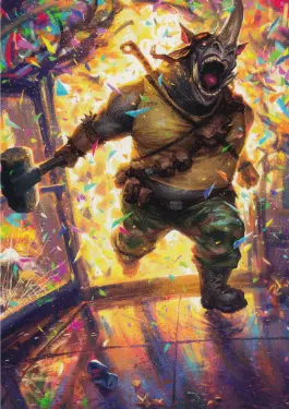 【ENG】(054)【アート・カード】暴れん坊のサイ、ロックステディ [TMT]