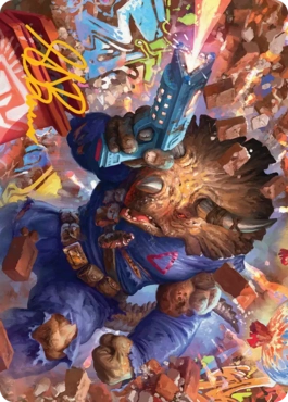 【ENG】(012)【箔押し】【アート・カード】銀河を彷徨うトリケラトン、ゾグ [TMT]