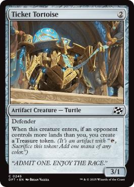 【ENG】【Foil】《切符亀/Ticket Tortoise》[DFT]
