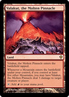 【ENG】【Foil】《溶鉄の尖峰、ヴァラクート/Valakut, the Molten Pinnacle》[ZEN]