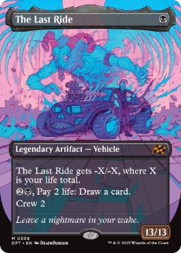 【ENG】【Foil】■ボーダーレス■《死の車/The Last Ride》[DFT]