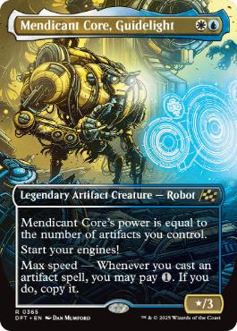 【ENG】【Foil】■ボーダーレス■《ガイドライト、雲水核/Mendicant Core, Guidelight》[DFT]