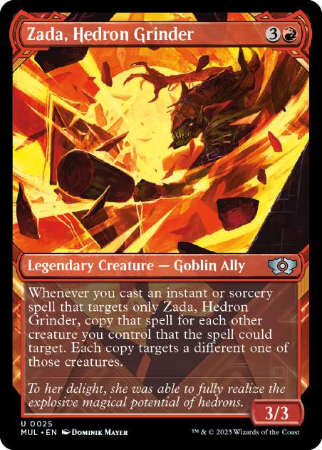 【ENG】【Foil】《面晶体の掘削者、ザダ/Zada, Hedron Grinder》[MUL]