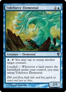 【ENG】《潮力の精霊/Tideforce Elemental》[WWK]
