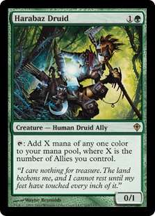 【ENG】《ヘイラバズのドルイド/Harabaz Druid》[WWK]