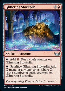 【ENG】【Foil】《輝く備蓄品/Glittering Stockpile》[SNC]