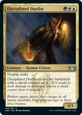 【ENG】【Foil】《規律正しい決闘者/Disciplined Duelist》[SNC]