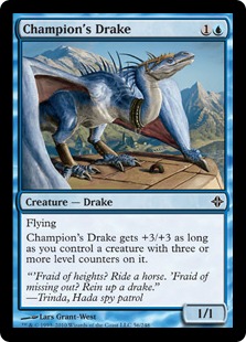 【ENG】【Foil】《勇者のドレイク/Champion's Drake》[ROE]