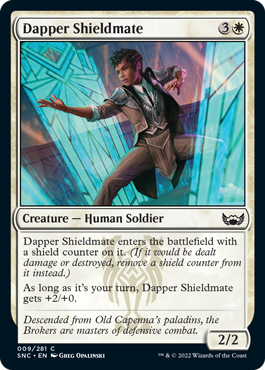 【ENG】【Foil】《粋な盾仲間/Dapper Shieldmate》[SNC]