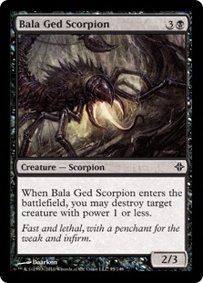 【ENG】【Foil】《バーラ・ゲドの蠍/Bala Ged Scorpion》[ROE]