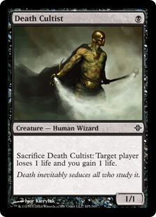 【ENG】【Foil】《死の信者/Death Cultist》[ROE]