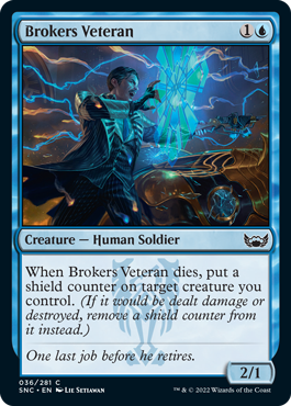 【ENG】【Foil】《斡旋屋一家の古参/Brokers Veteran》[SNC]