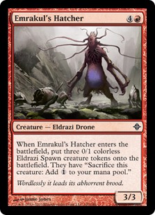 【ENG】【Foil】《エムラクールの孵化者/Emrakul's Hatcher》[ROE]