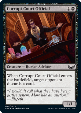 【ENG】【Foil】《堕落した廷臣/Corrupt Court Official》[SNC]