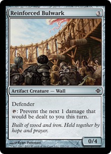 【ENG】【Foil】《補強された防壁/Reinforced Bulwark》[ROE]