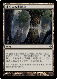【JPN】【Foil】《進化する未開地/Evolving Wilds》[ROE]