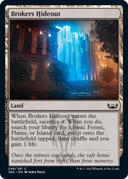 【ENG】【Foil】《斡旋屋一家の潜伏先/Brokers Hideout》[SNC]