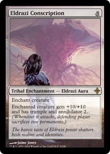 【ENG】《エルドラージの徴兵/Eldrazi Conscription》[ROE]