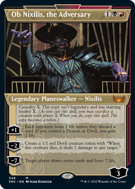 【ENG】■ショーケース■《敵対するもの、オブ・ニクシリス/Ob Nixilis, the Adversary》[SNC]