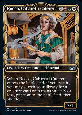 【ENG】【Foil】■ショーケース■《舞台座一家の料理人、ロッコ/Rocco, Cabaretti Caterer》[SNC]