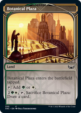 【ENG】【Foil】■ショーケース■《植物広場/Botanical Plaza》[SNC]