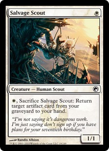 【ENG】《回収の斥候/Salvage Scout》[SOM]
