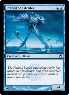 【ENG】【Foil】《板金鎧の海うろつき/Plated Seastrider》[SOM]