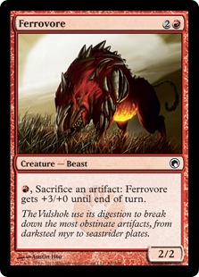 【ENG】【Foil】《鉄を食うもの/Ferrovore》[SOM]