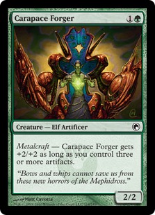 【ENG】【Foil】《甲殻の鍛冶工/Carapace Forger》[SOM]