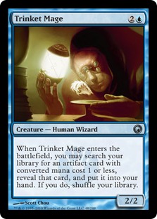 【ENG】【Foil】《粗石の魔道士/Trinket Mage》[SOM]