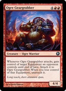 【ENG】《オーガの装具奪い/Ogre Geargrabber》[SOM]
