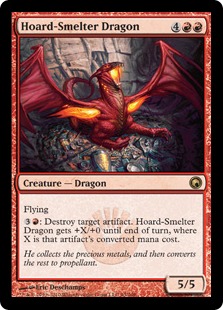 【ENG】《蔵製錬のドラゴン/Hoard-Smelter Dragon》[SOM]