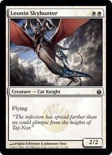 【ENG】【Foil】《レオニンの空狩人/Leonin Skyhunter》[MBS]