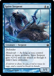 【ENG】【Foil】《尖塔の海蛇/Spire Serpent》[MBS]